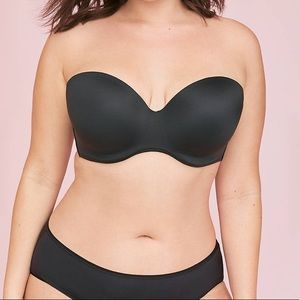 Lane Bryant Black Strapless Bra Size 44B